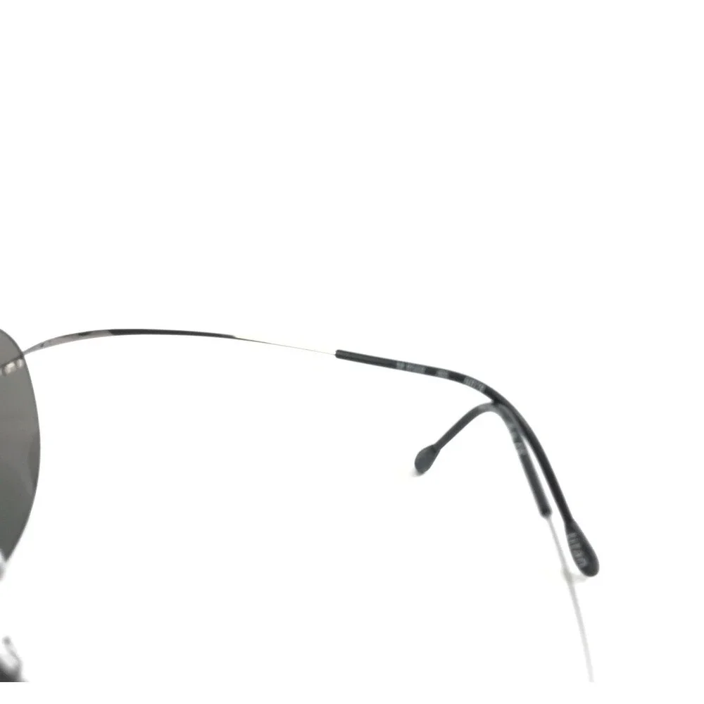 Silhouette Sunglasses M8568 /68 6078 Gray Rimless Frames with Mirror Gray Lenses
